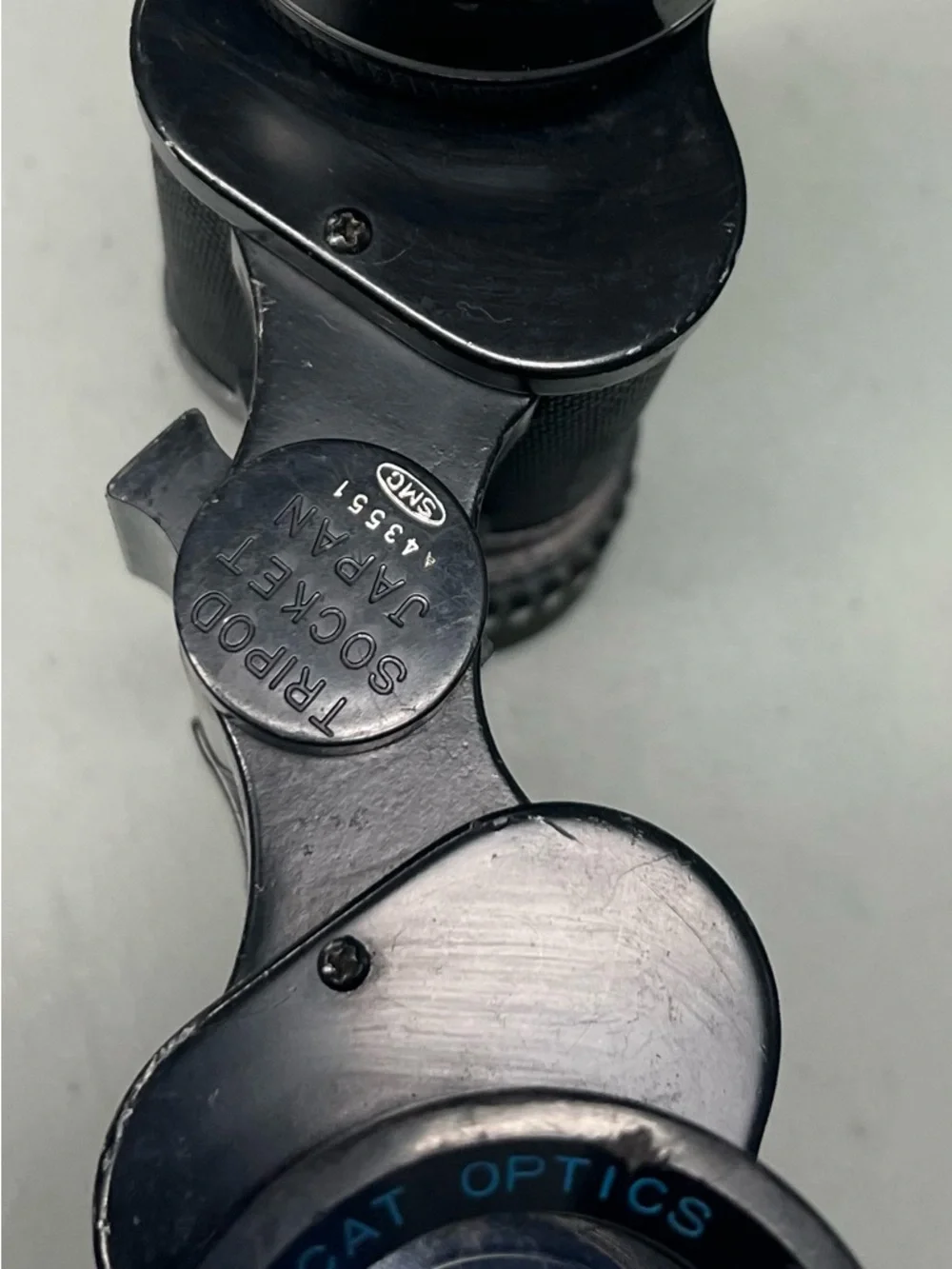 Vintage S & S Viking Green and Black Binoculars From Japan- Classic Field Optics